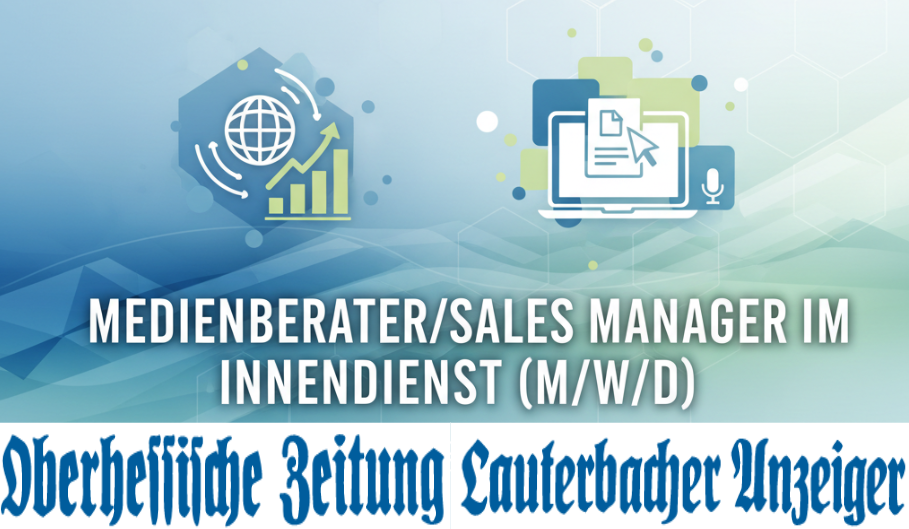 Medienberater/Sales Manager im Innendienst (m/w/d)
