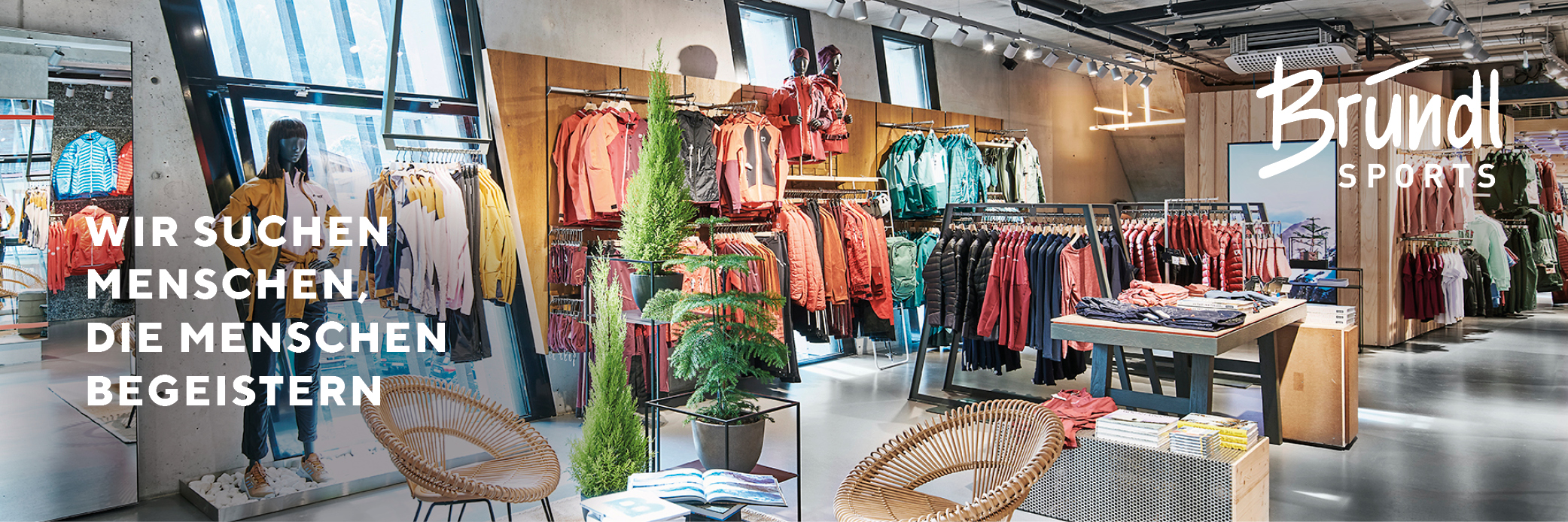 Mitarbeiterin mit Textil