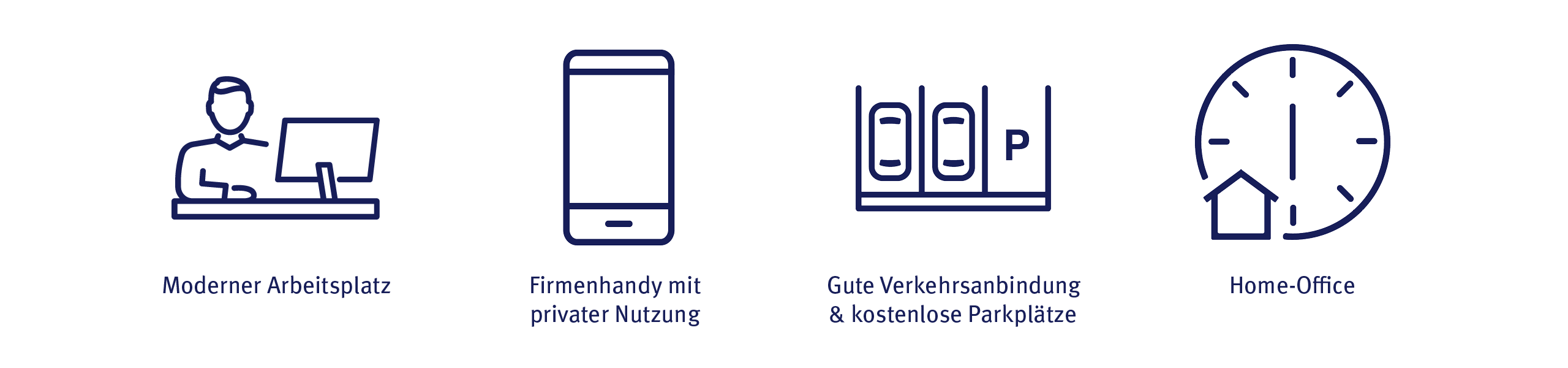 Moderner Arbeitsplatz, Firmenhandy mit privater Nutzung, Gute Verkehrsanbindung & kostenlose Parkplätze, Home-Office